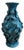 Large Baluster-Shaped Vase in Turquoise Blue Glazed Maises Ceramic, 1920s For Sale
