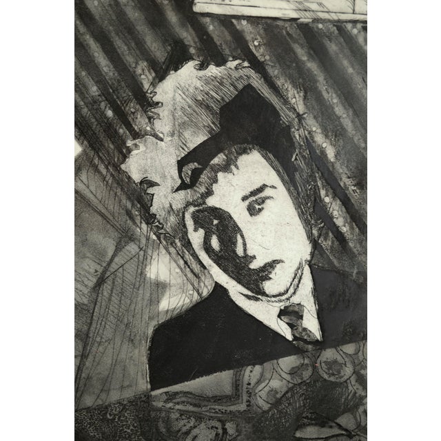 Bob Dylan, 1960s Pop Art Portrait, a/P Etching by Marc Foster Grant For Sale - Image 4 of 9