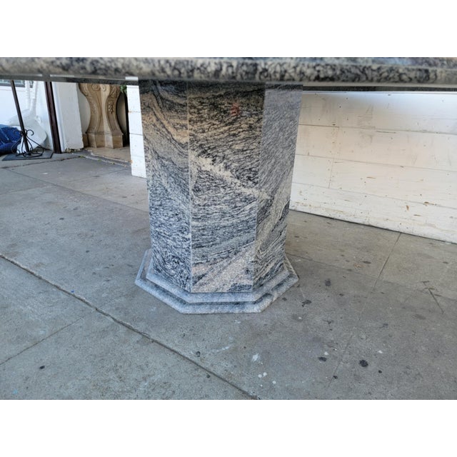 1970s Mid Century Modern Granite Dining Table For Sale - Image 13 of 18