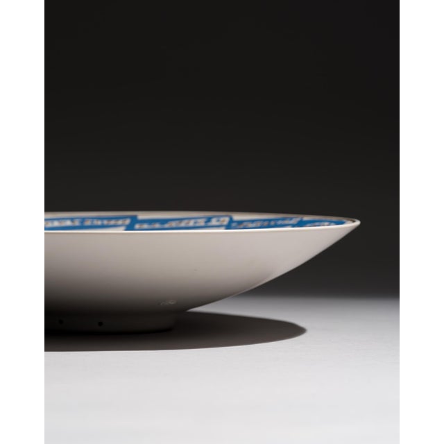 Ceramic Large Alta Mira Porcelain Wall Plate by Gilbert Portanier for Rosenthal, 1970s For Sale - Image 7 of 13