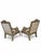 Vintage Neoclassical Empire Swan Arm Giltwood Lounge Chairs Newly Reupholstered - Pair For Sale - Image 4 of 8