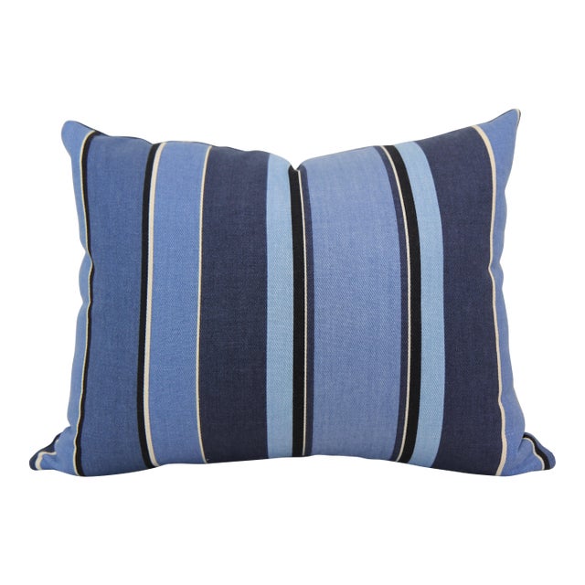 Ralph Catamaran Striped Pillow 12" × 16" For Sale