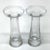 Timeless Classic Hand-Blown Lead Crystal Candleholders by Lennox - A Pair For Sale In Miami - Image 6 of 8