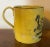 Large Antique Early 19th Century French Yellow Creil Tankard or Porter's Mug Decorated With Grand Tour Landscape of Classical Ruins For Sale - Image 9 of 12