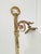 Art Noveau Brass Wall Sconce Light with Flowers and Ribbons, France, 1930s For Sale - Image 17 of 18