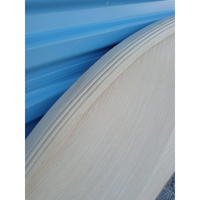 Mid-Century Modern Vintage Mid Century Modern Pencil Reed Oval Queen Size Headboard For Sale - Image 3 of 5