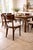 Late 20th Century Late 20th Century Set of Six Mid-Century Modern Solid Wood Dining Chairs With New Neutral Upholstery For Sale - Image 5 of 7