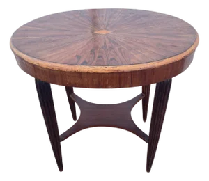 Oval Table in Rosewood and Sycamore, 1925