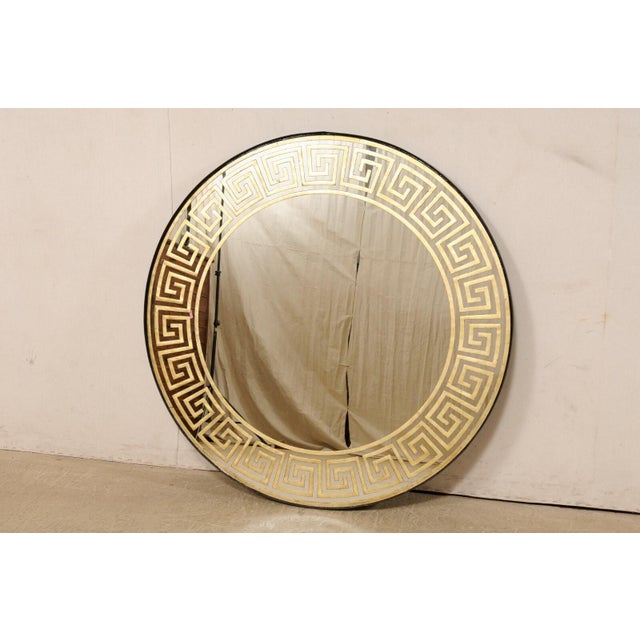 Round Greek Key Mirror For Sale - Image 10 of 10