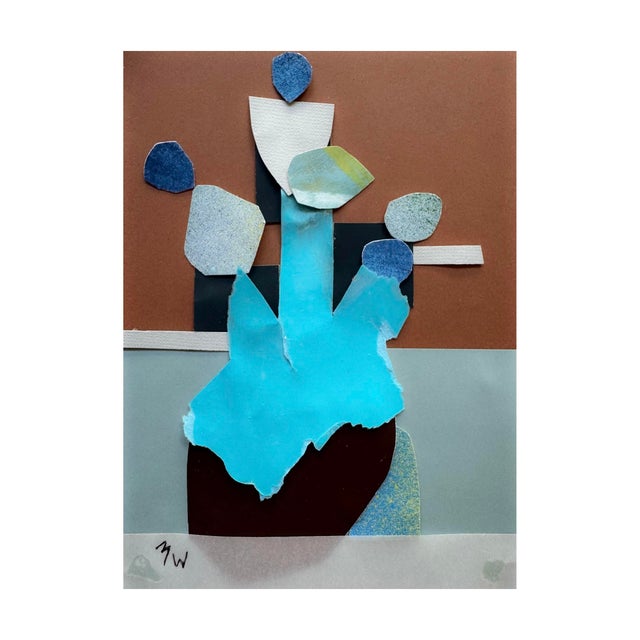 "Pop Music" is an original mixed media collage on paper by Zac Woodiel. This is one of twenty pieces in the "Pop Music"...