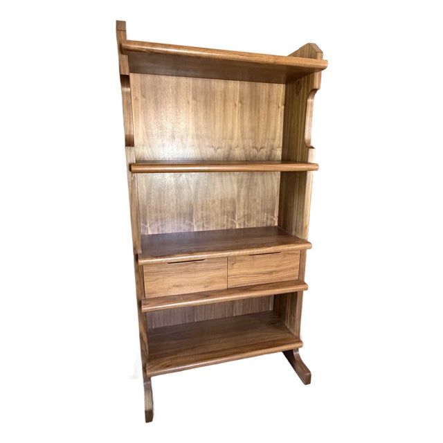 Wooden Bookshelf by Lawson-Fenning, Attributed For Sale