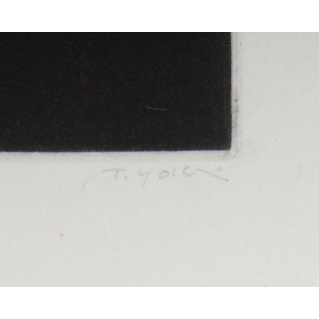 Signed “Oil Vessel” Artist’s Proof Mezzotint Print by Tomoe Yokoi For Sale - Image 4 of 10