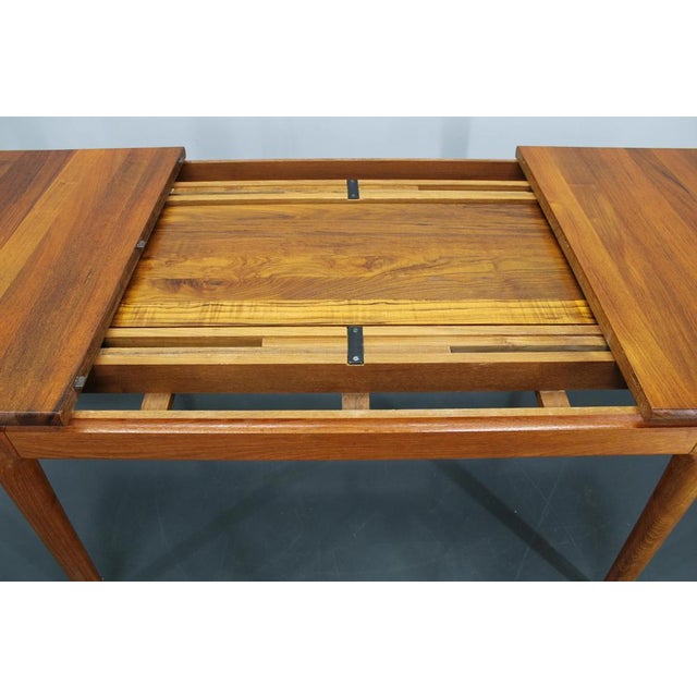 Danish Teak Extendable Dining Table from Glostrup Mobelfabrik, 1960s For Sale - Image 17 of 18