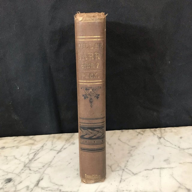 Brown Antique 1885 "Will He Marry Her?" Book For Sale - Image 8 of 10