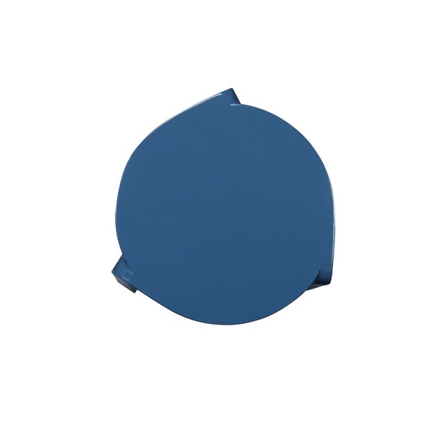 Transitional Carrier and Company for Century Furniture Margaux Outdoor Side Table - Blue For Sale - Image 3 of 3