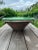 Statement-sized antique French bowl. Glazed on the inside with a natural earthenware/terra-cotta finish on the outside.