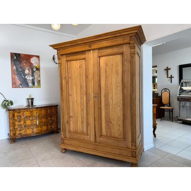 Gründerzeit Farmhouse Cupboard in Softwood For Sale - Image 3 of 14