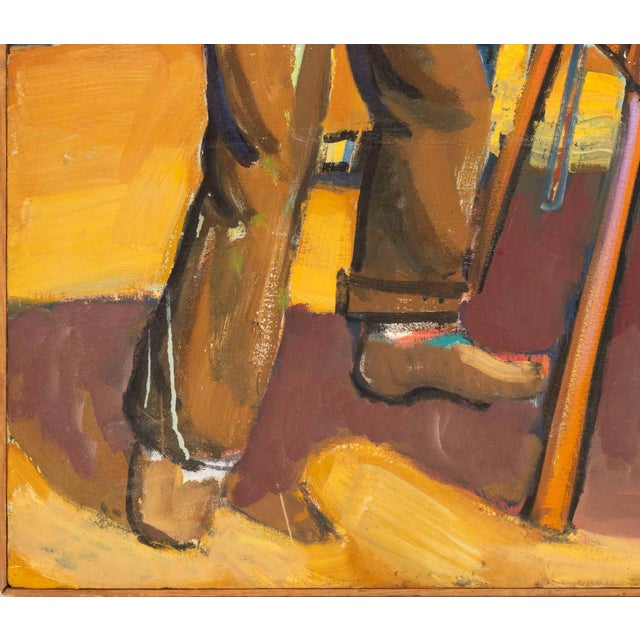 Textile Daniel W. Freeman "Puberty" Oil on Canvas, 1975 For Sale - Image 7 of 10