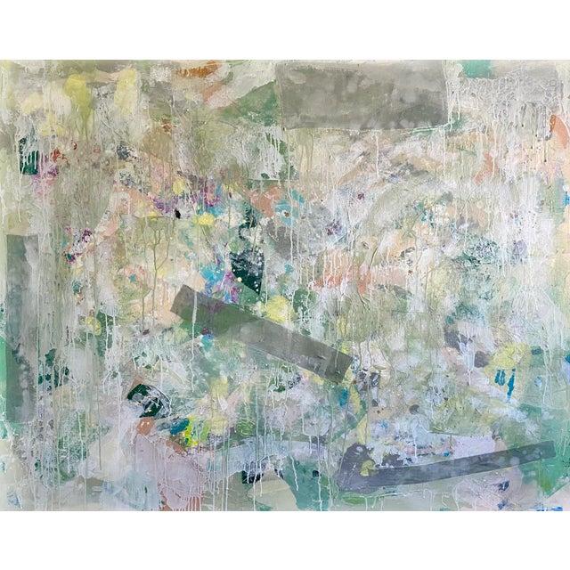 Light Green "Liminal" 2023 Original Painting by Jessalin Beutler For Sale - Image 8 of 8