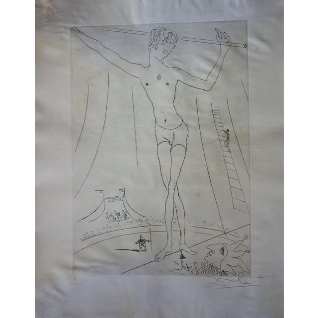 Salvador Dali, L'équilibriste, Etching For Sale
