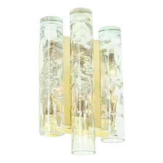 Large Mid-Century Modern Murano Glass Wall Light from Doria, Germany, 1960s For Sale