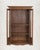 Antique Wood Glass Cabinet | Vintage Indian Armoire | Carved Teak Wood Display Cabinet | Rustic Home Decor For Sale - Image 4 of 6