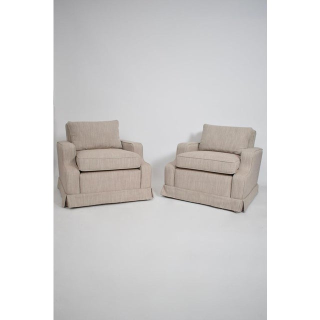1960s Beige Armchairs, 1960s, Set of 2 For Sale - Image 5 of 5
