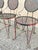 Metal Vintage Victorian Style Small Wrought Iron Camo Paint Garden Patio Chair - Set 4 For Sale - Image 7 of 12