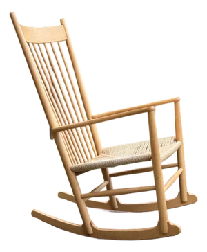 J16 Rocking Chair Attributed to Hans Wegner for FDB Mobler, 1960s - Vintage Rocking Chair - Scandinavian Rocking Chair