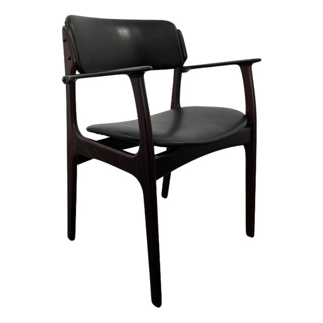 Rosewood Armchair by Erik Buch for O.D. Møbler, 1960s For Sale