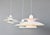 Model ph5 pendant light by louis poulson circa 1960s comes with 120cm of cable - takes e27 fitting bulbs - white with blue...