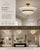Metal Handcrafted Pure Brass Flush Mount Ceiling Light, Ivory Dome Semi Flush Mount, Brass Ceiling Fixture for Bedroom, Hallway, Kitchen, Entryway For Sale - Image 7 of 12