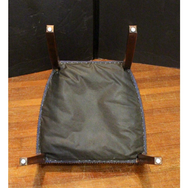 C. 1920 Georgian Style Set of Four Upholstered Side Chairs For Sale In Raleigh - Image 6 of 7