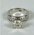 18 Karat White Gold, 2.62 Brilliant Cut Diamond 3.75 Total Carat Weight Ring For Sale - Image 9 of 10