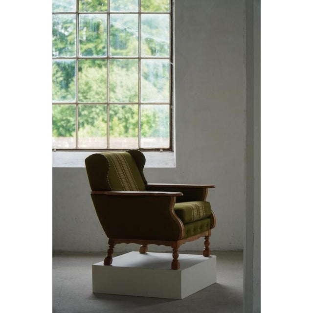 Mid-Century Modern Danish Oak Lounge Chairs by Henning Kjærnulf, 1960s, Set of 2 For Sale - Image 6 of 18