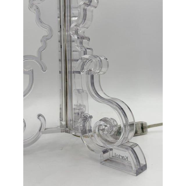 1980s Ferruccio Laviani "Bourgie" Crystal Table Lamp for Kartell, Italy For Sale - Image 17 of 18
