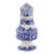 1850s Pearlware Willow Pepper Pot For Sale