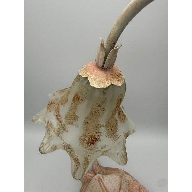 Vintage Murano Table Lamp by Sergio Terzani, Italy, 1980s For Sale - Image 12 of 15