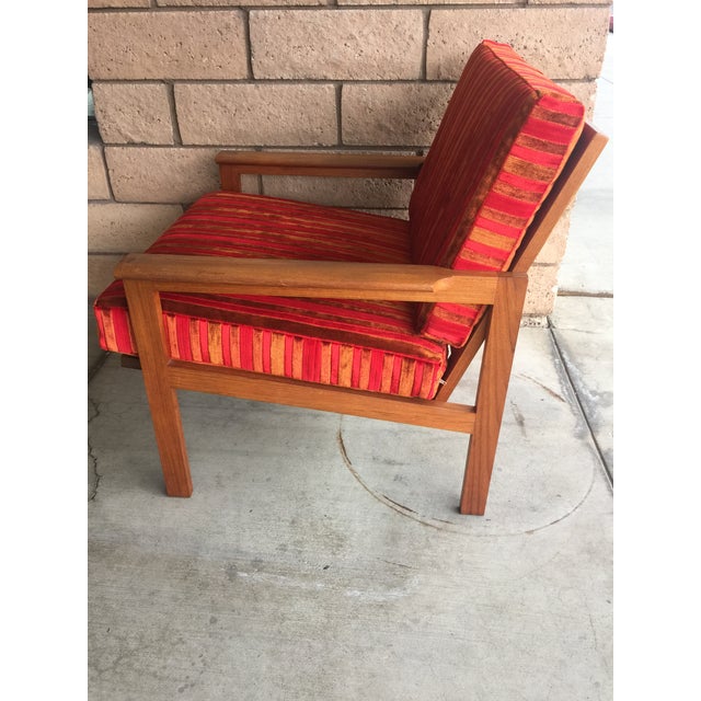Vintage Mid Century Illum Wikkelso For N Eilersen Danish No 4 Capella Chair Chairish