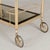 Brass Italian Brass Bar Cart With Smoked Glass Shelves 1970s For Sale - Image 8 of 10