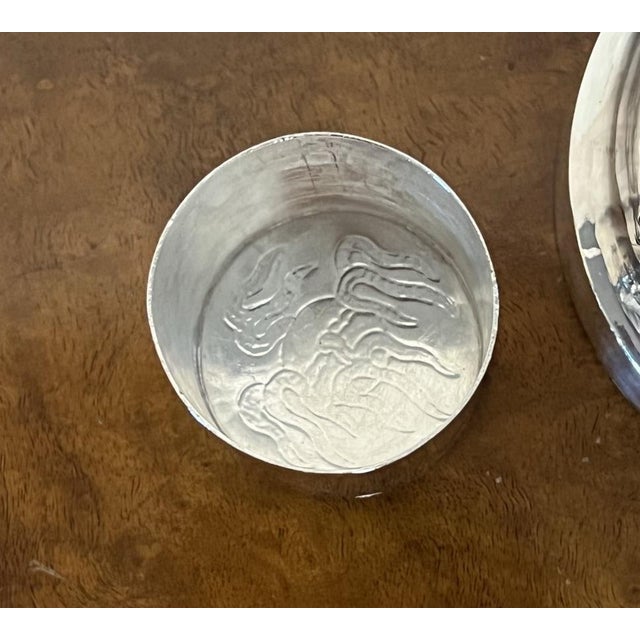 Sterling Silver Dragon Cocktail Shaker, 1900s For Sale - Image 13 of 14