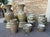 Stunning, coordinated collection of large Mediterranean ceramic and terracotta garden urns. Featuring traditional Italian...
