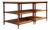 Vintage Wood and Cane Tiered Side Tables For Sale