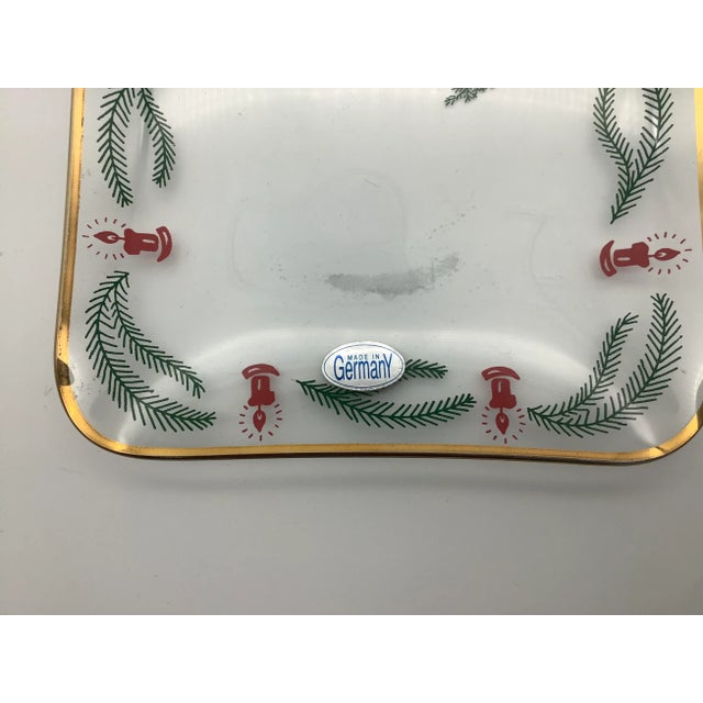 Mid 20th Century Vintage German Christmas Serving Plate For Sale - Image 11 of 13