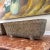 Vintage European Pebble Concrete Trough Planters a Pair For Sale - Image 4 of 10