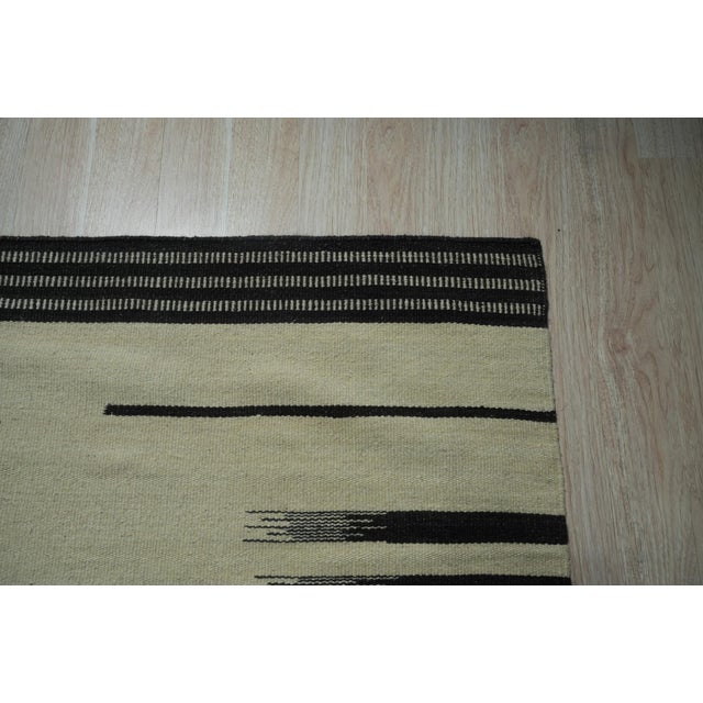Textile 8x10 Sloane Majestic Gray Minimalist Kilim Geometric Modern Flatweave Wool Rug For Sale - Image 7 of 9