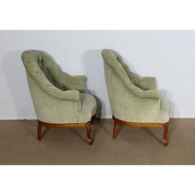 Set of Napoleon III Mid 19th Century Armchairs For Sale - Image 4 of 18