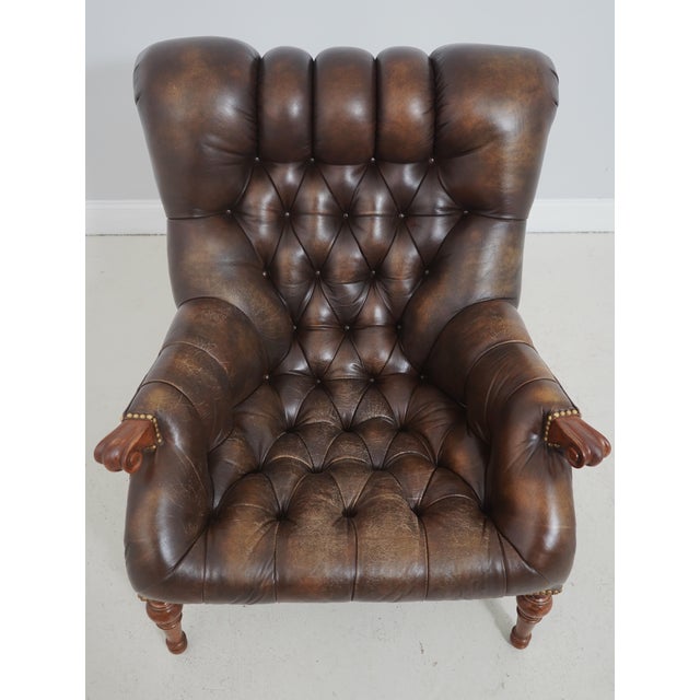 Age: C.2010 Details: The Leopold Chair Cherry Knuckle Arms & Legs High Quality Construction English Style Very Comfortable...