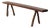 19th Century French Primitive Farmhouse Bench with Splayed Legs For Sale