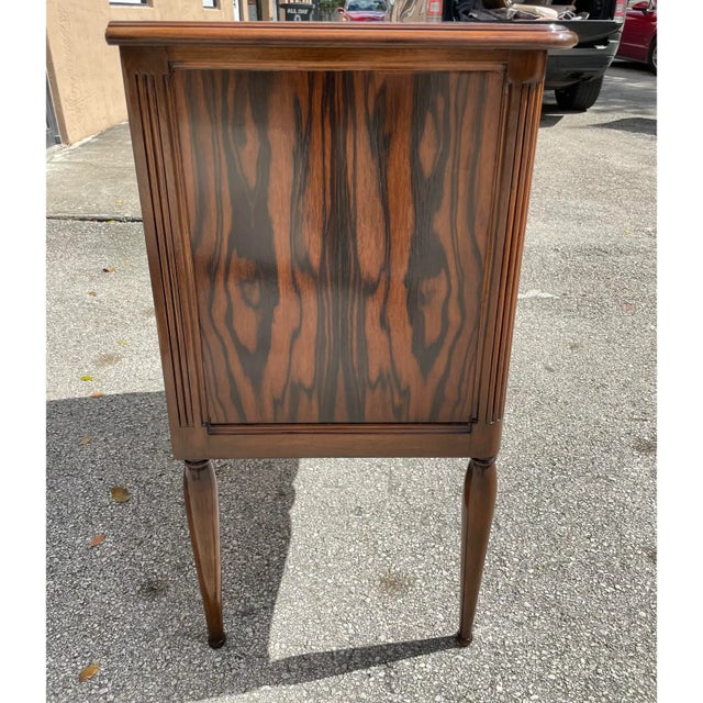 1940s French Art Deco Exotic Macassar Ebony Dry Bars or Buffet For Sale - Image 11 of 13
